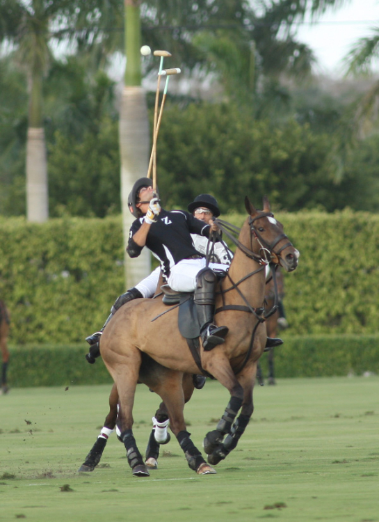 Friday's game between Zacara (black jerseys) and Lucchese